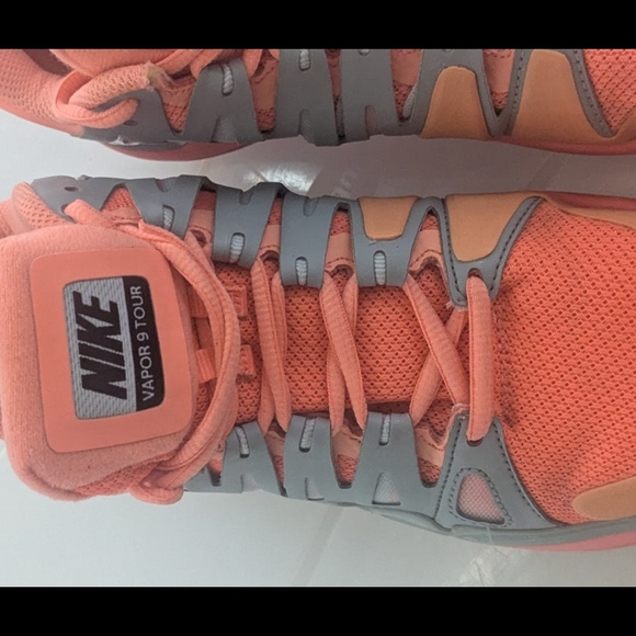 Nike Vapor 9 Tour Tennis Shoes Pink Blue Performance Sneakers Size 8 - Picture 6 of 11